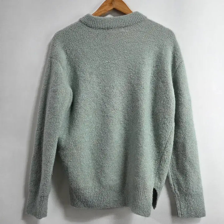 [BUNJANG] DeWL Round Neck Knit Sweater Mint / 듀엘 라운드넥 니트 민트 F