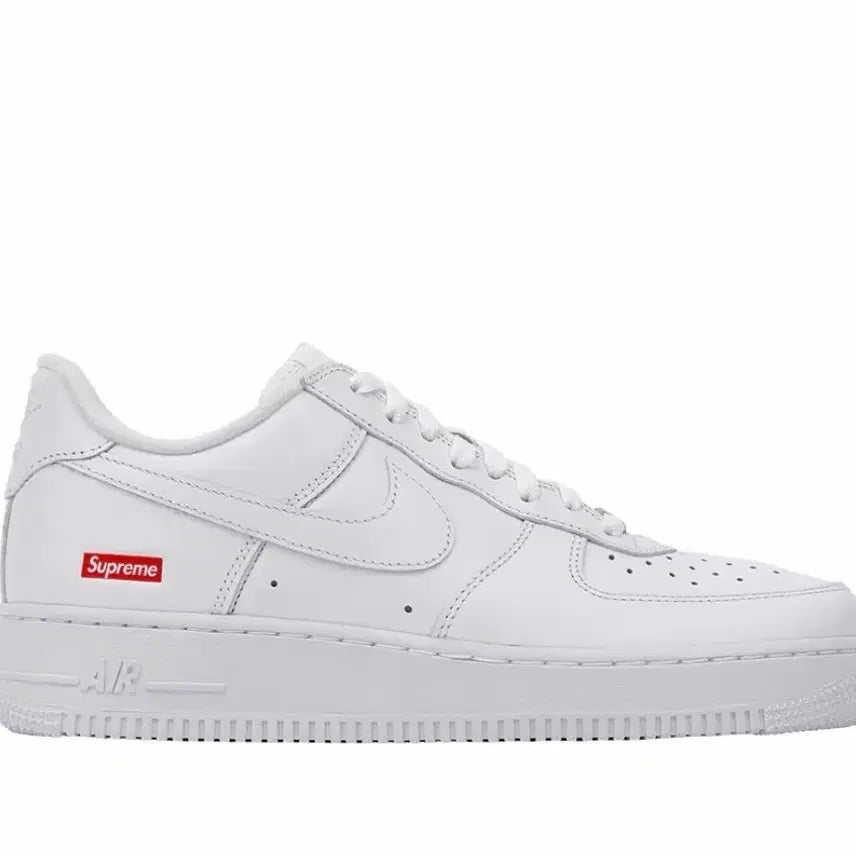 [BUNJANG] Nike x Supreme Air Force 1 Low White Sneakers / (280새상품)나이키 x 슈프림 에어포스 로우 화이트