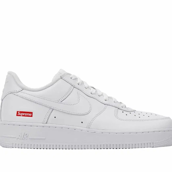 [BUNJANG] Nike x Supreme Air Force 1 Low White Sneakers / (280새상품)나이키 x 슈프림 에어포스 로우 화이트