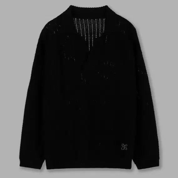 [BUNJANG] Martin Plan Loose Knit Sweater Black / 마틴플랜 루즈 니트 블랙