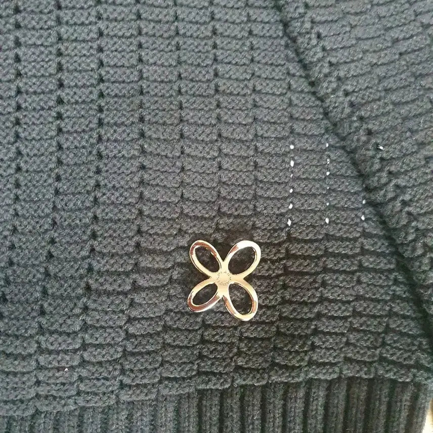 [BUNJANG] Martin Plan Loose Knit Sweater Black / 마틴플랜 루즈 니트 블랙