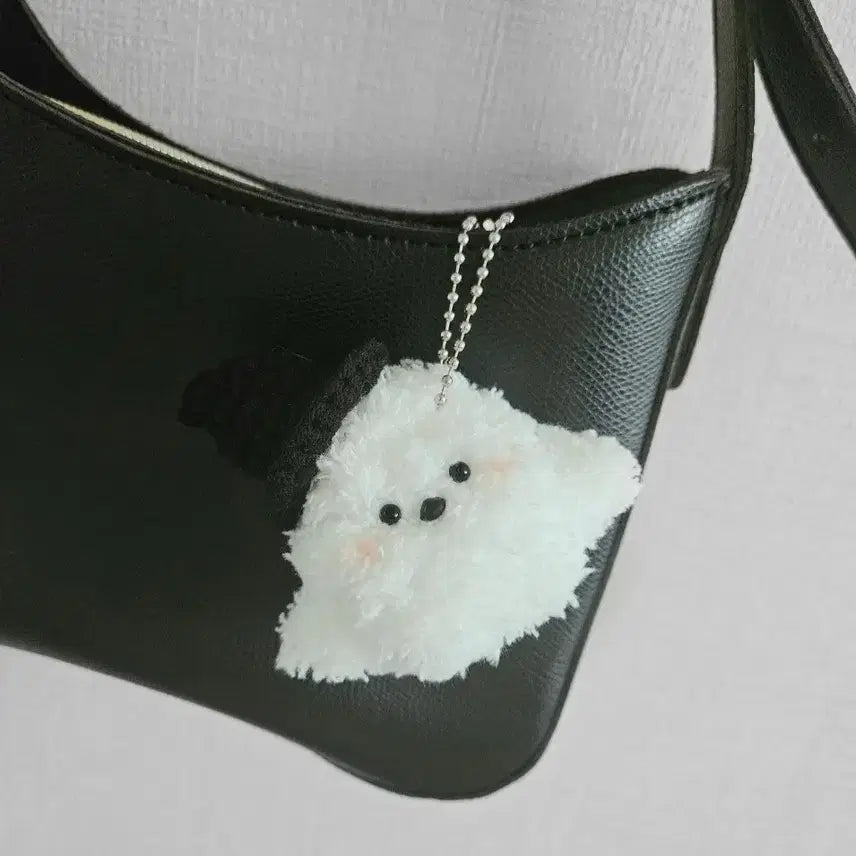 [BUNJANG] Handmade Halloween Witch Bird Plushie Bag Charm / 핸드메이드 할로윈 마녀 뱁새 오목눈이 모루인형 완제품 가방 키링