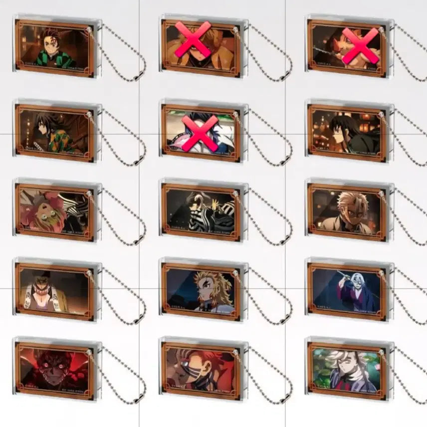 [BUNJANG] Akaza Acrylic Keyring - Demon Slayer / 아카자 아크릴키링 귀멸의칼날 언니의원수 제일복권 쿠지