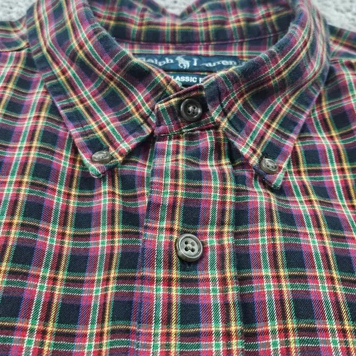 [SOLD OUT] 폴로랄프로렌 크롭 커스텀 체크 셔츠 ( XL ) / 11515