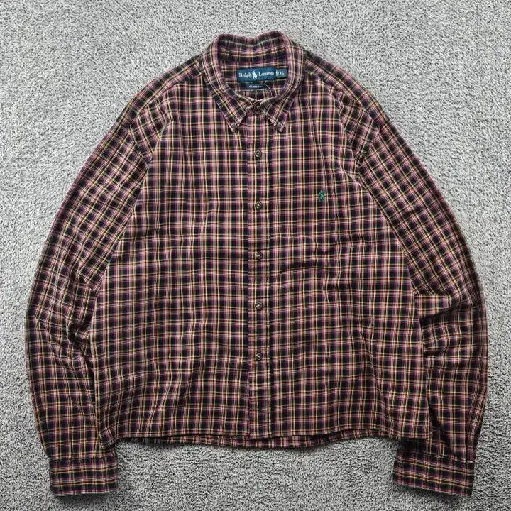 [SOLD OUT] 폴로랄프로렌 크롭 커스텀 체크 셔츠 ( XL ) / 11515