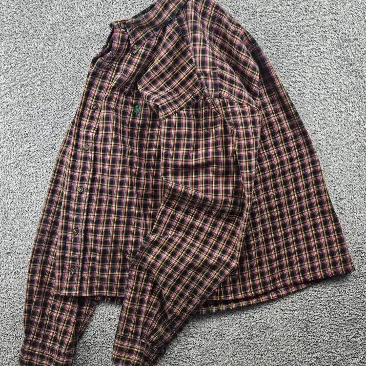 [SOLD OUT] 폴로랄프로렌 크롭 커스텀 체크 셔츠 ( XL ) / 11515