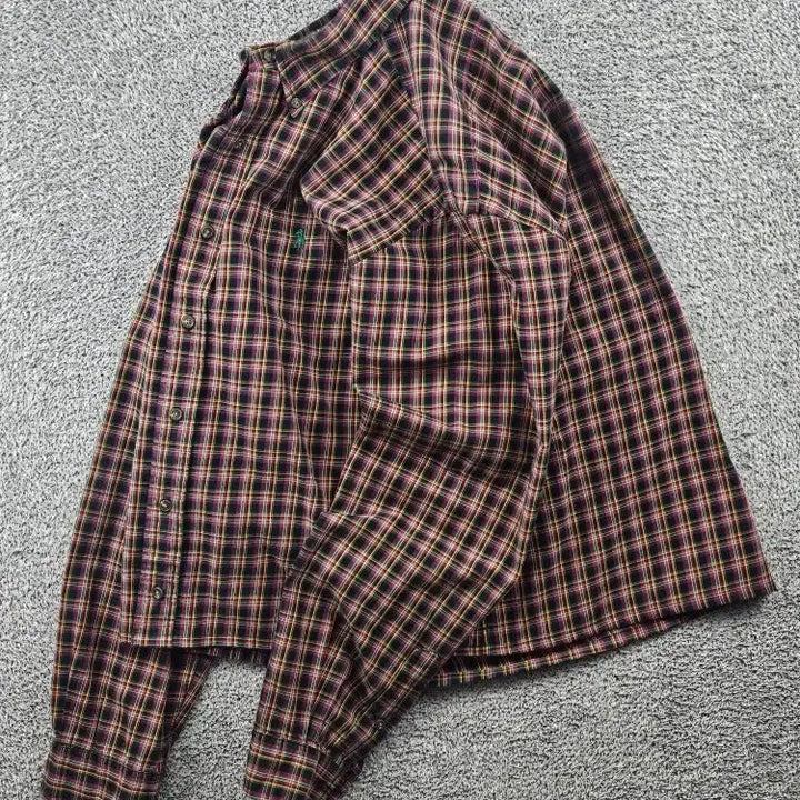 [SOLD OUT] 폴로랄프로렌 크롭 커스텀 체크 셔츠 ( XL ) / 11515