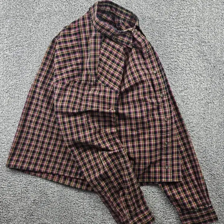[SOLD OUT] 폴로랄프로렌 크롭 커스텀 체크 셔츠 ( XL ) / 11515