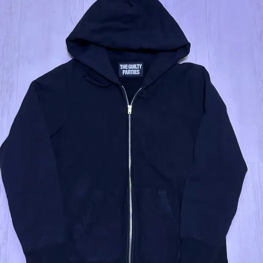 [BUNJANG] The Guilty Party Black Hoodie Zip-up / 더 길티 파티 블랙 후드집업
