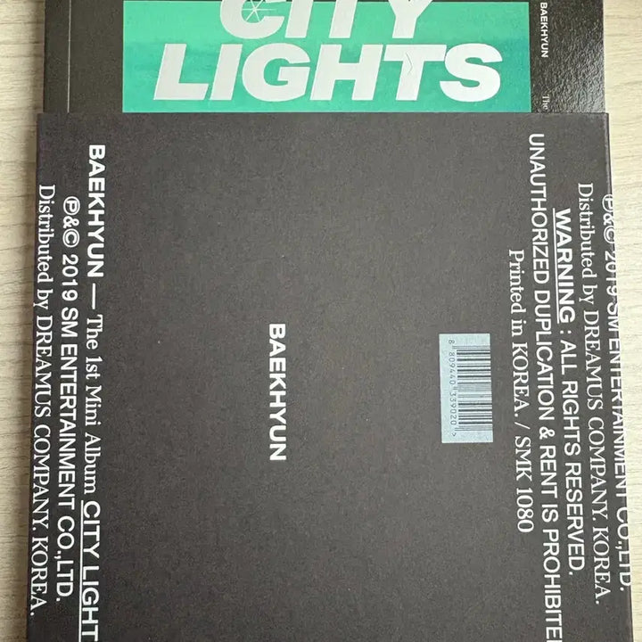 [SOLD OUT] 백현 city lights앨범