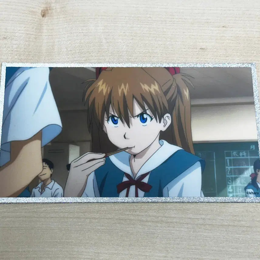 [BUNJANG] Evangelion Asuka Illustration Board / 에반게리온 전시회 아스카 일러스트보드 색지
