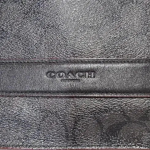 [BUNJANG] Coach Black Leather Clutch / 남성코치 블랙 가죽 클러치