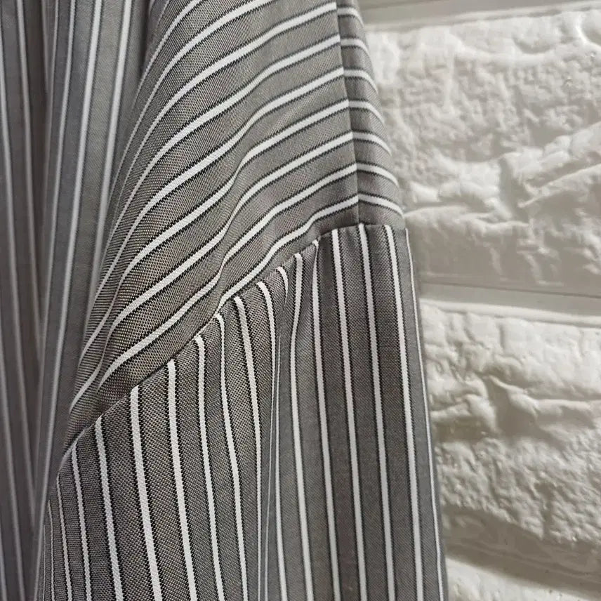 [BUNJANG] Oversized Striped Shirt Long Dress / 박시한 스트라이프 셔츠 롱원피스