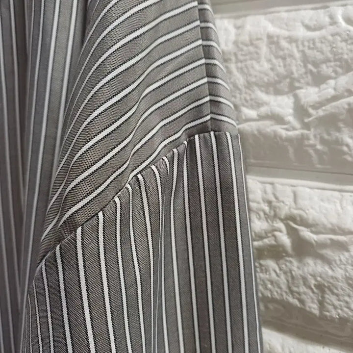 [BUNJANG] Oversized Striped Shirt Long Dress / 박시한 스트라이프 셔츠 롱원피스