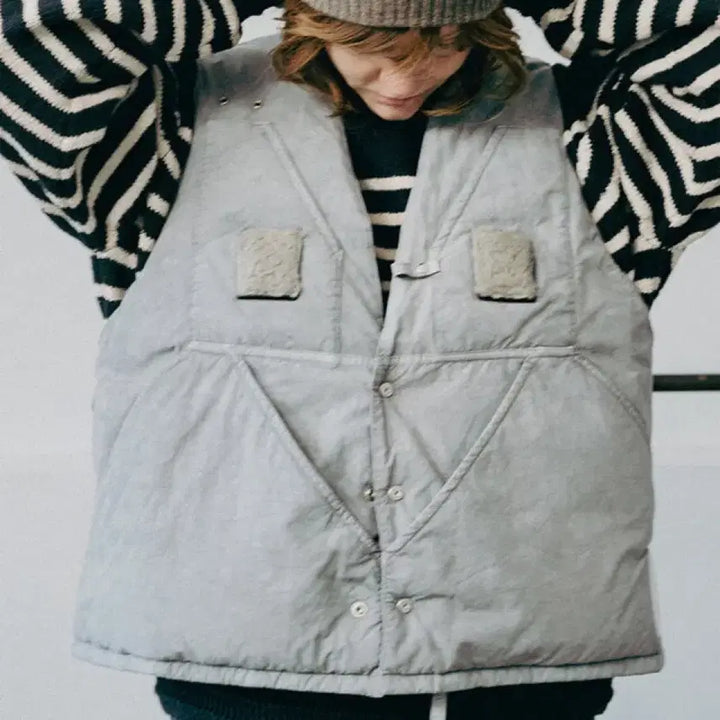 [BUNJANG] INNAT Hand-Dyed Fishing Down Vest / INNAT HAND-DYED FISHING DOWN VEST 3SIZE