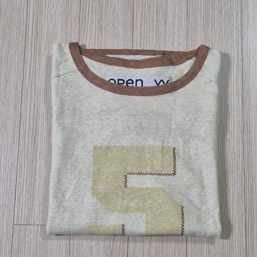 [BUNJANG] Openyyy No.5 Oversized Linen T-shirt / 오픈와이와이 NO.5 오버사이즈 린넨티