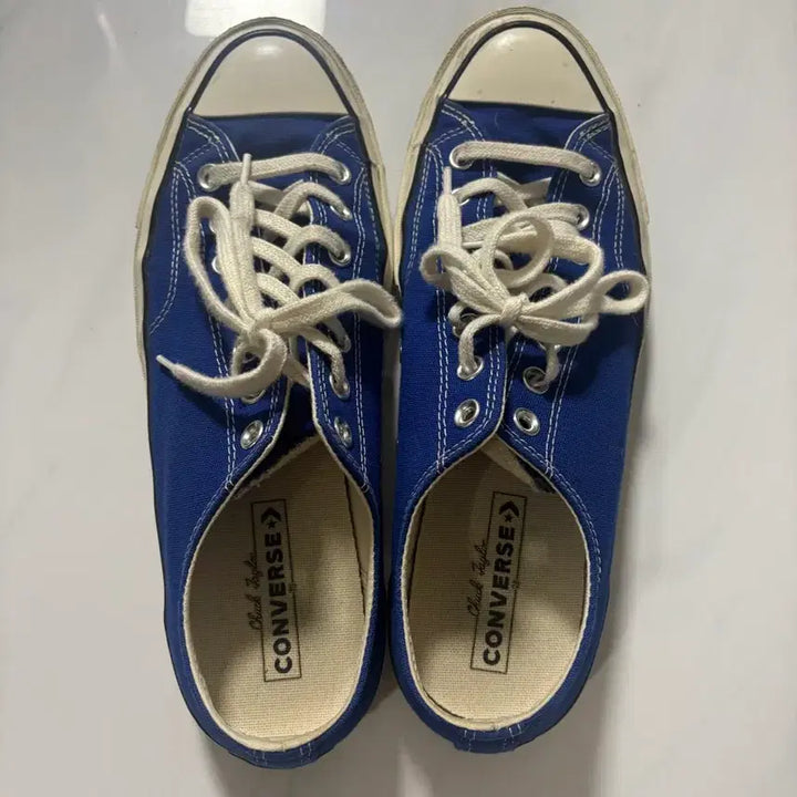 [BUNJANG] Converse Chuck 70 Blue Sneakers / 컨버스 척테일러 70 블루 스니커즈