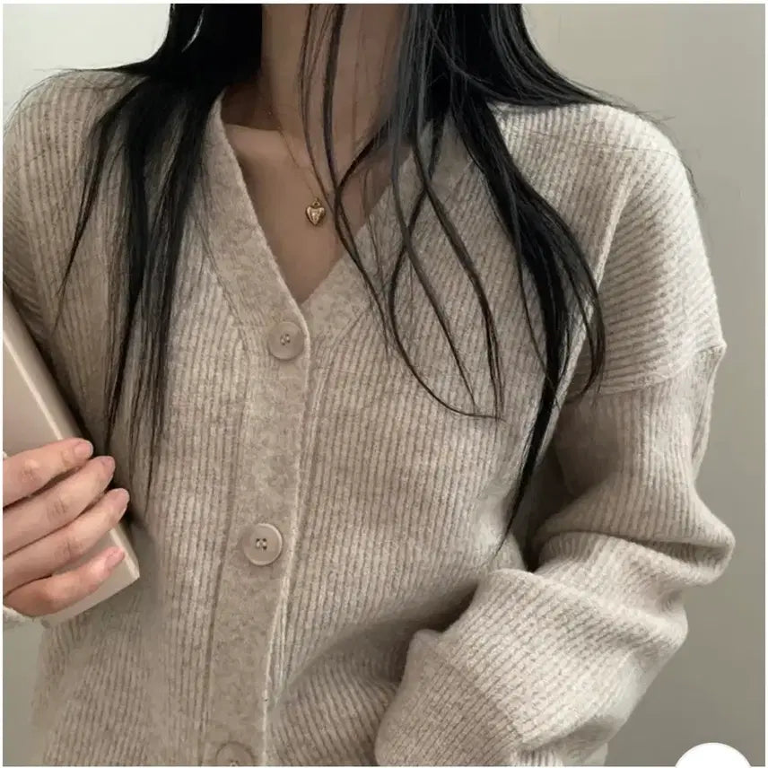 [BUNJANG] Oatmeal Cardigan / 오트밀 가디건 만원