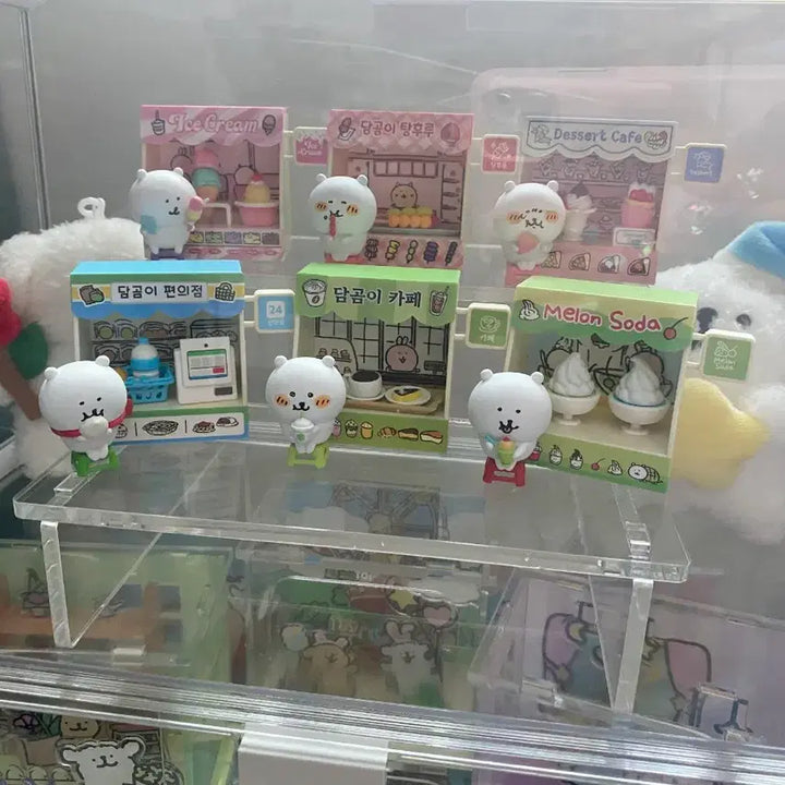 [BUNJANG] Nongdamgom Damgom Diorama Figure Set / 농담곰 담곰이 디오라마 피규어 6종 세트