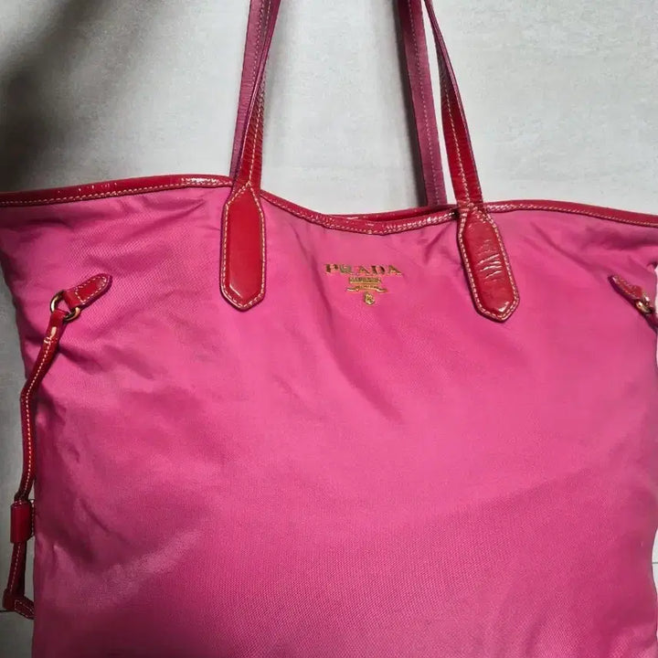 [BUNJANG] Prada Pink Tote Bag / 프라다 핑크색 토트백