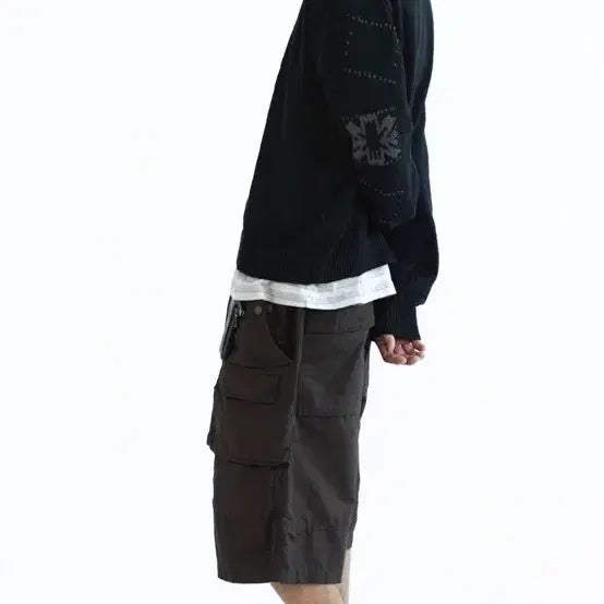 [BUNJANG] Polytelu Ethnic Knit Sweater / 폴리테루 에스닉니트 블랙 2사이즈