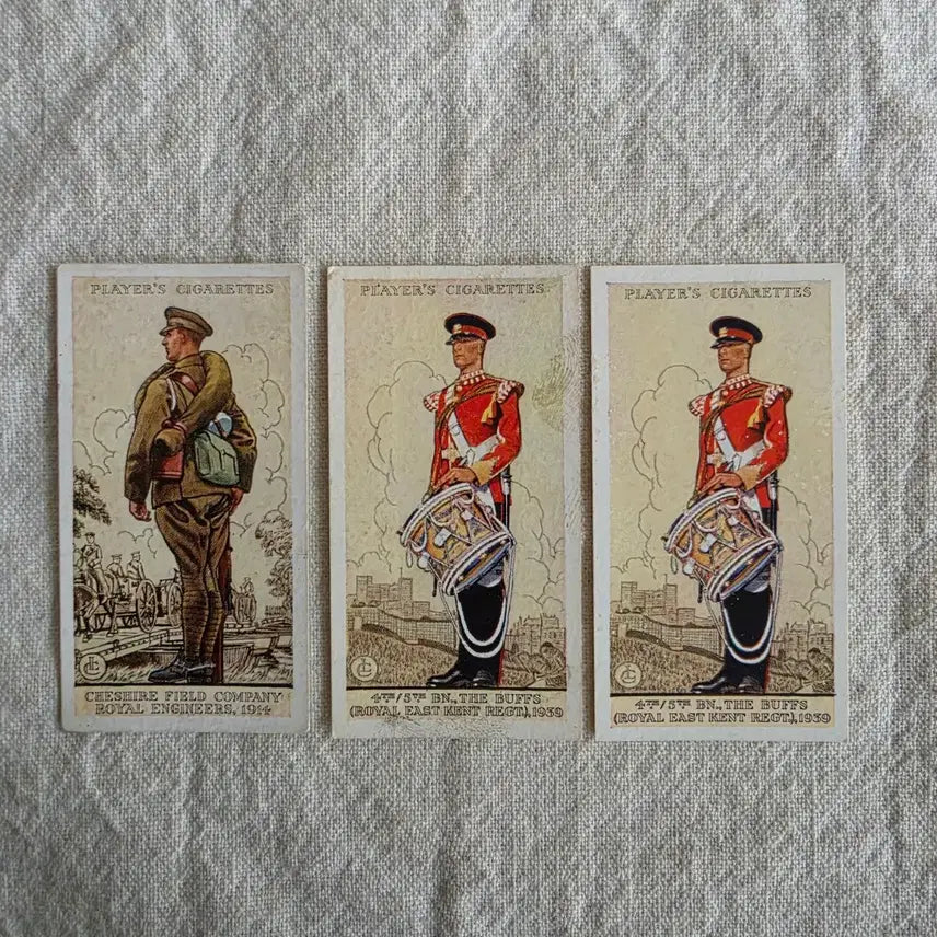 [BUNJANG] John Player &amp; Sons British Territorial Army Antique Card Set / 영국빈티지카드 유럽빈티지카드 유럽엔틱 영국엔틱 영국군복 영국육군 군인