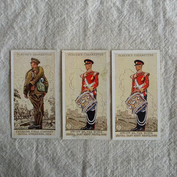 [BUNJANG] John Player &amp; Sons British Territorial Army Antique Card Set / 영국빈티지카드 유럽빈티지카드 유럽엔틱 영국엔틱 영국군복 영국육군 군인