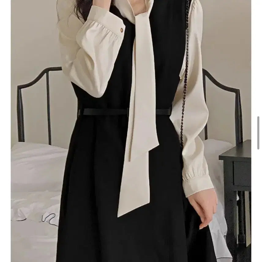 [BUNJANG] Hotping Joan Pleated Layered Bustier Long Dress / 핫핑 조앤 플리츠 레이어드 뷔스티에 롱원피스