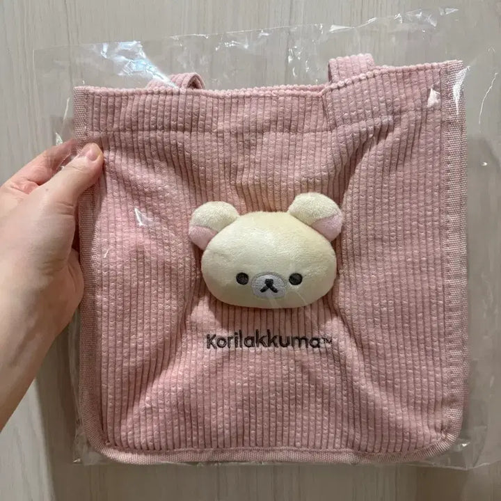 [BUNJANG] San-X Korilakkuma Corduroy Eco Bag / 산엑스 코리락쿠마 코듀로이 에코백