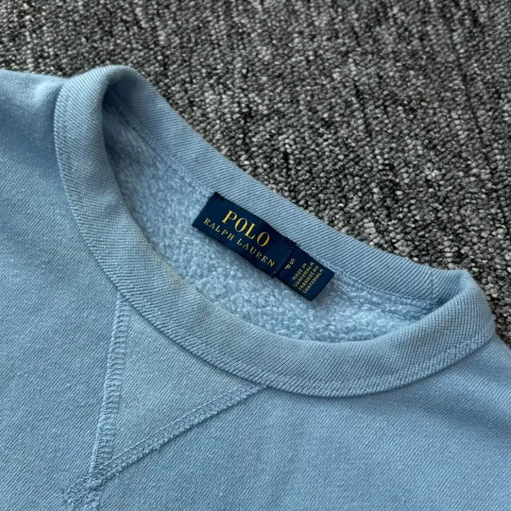 [BUNJANG] Polo Ralph Lauren Sky Blue Sweatshirt / 폴로 랄프로렌 스카이 블루 맨투맨