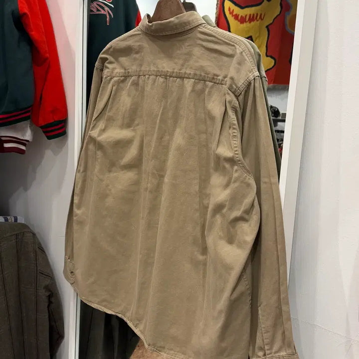 [BUNJANG] Wrangler Two-Pocket Work Shirt / Wrangler 랭글러 투포켓 워크 셔츠
