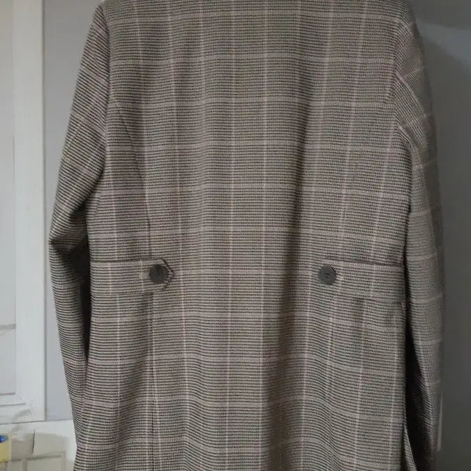[BUNJANG] Annve Check Jacket (Size 55) / 아니베에프 체크 자켓55(새상품)