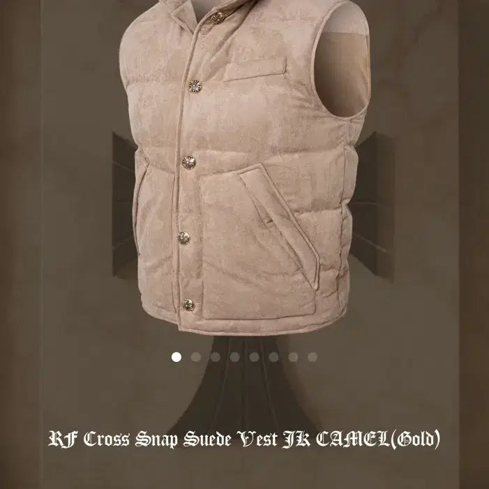 [BUNJANG] Rapinato Suede Padded Vest / 라피나토 스웨이드 패딩 조끼 50