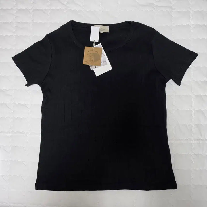 [BUNJANG] Celebshop Edition 26SS Combed Cotton Pointelle T-shirt - Black (New) / 셀렙샵에디션 26SS 콤드코튼 포인텔 티셔츠 블랙 (새상품)