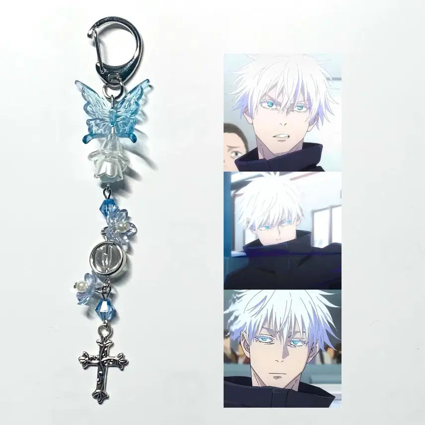 [BUNJANG] Gojo Jujutsu Kaisen Beaded Charm / 주술회전 고죠 비즈키링
