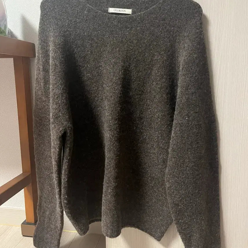 [BUNJANG] CELLI&amp;LYON Brown Wool Knit Sweater / 셀리앤리옹 브라운 울 니트