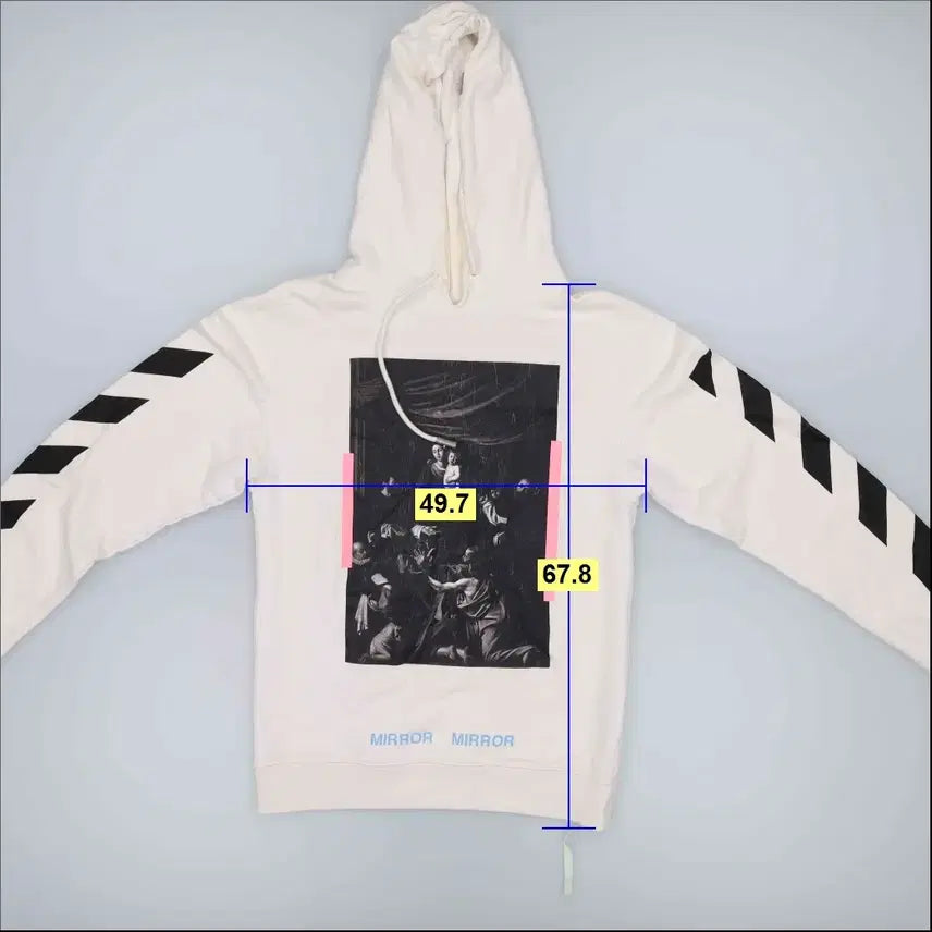 [BUNJANG] S Big Printing Oversized Hoodie / S 빅프린팅 오버핏 후드티 0318H1