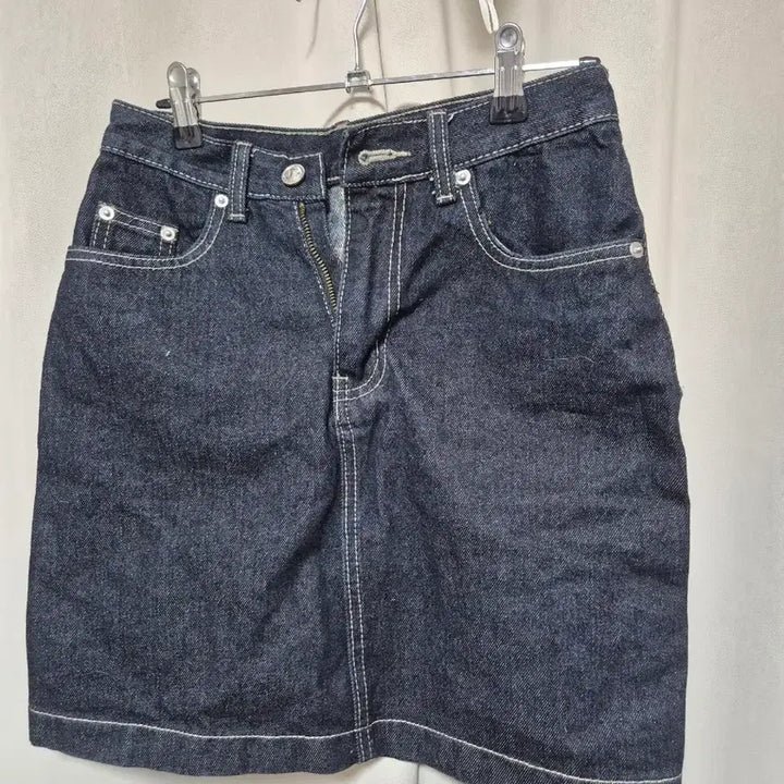 [BUNJANG] Ablly Black Denim Mini Skirt / 블랙 데님 미니스커트 에이블리 옷장정리 처분
