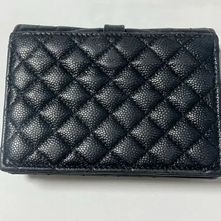 [BUNJANG] Yves Saint Laurent Matelassé Monogram Card Wallet / 정품 명품 입생로랑 믹스 마틀라세 모노그램 플랩 카드지갑 반지갑