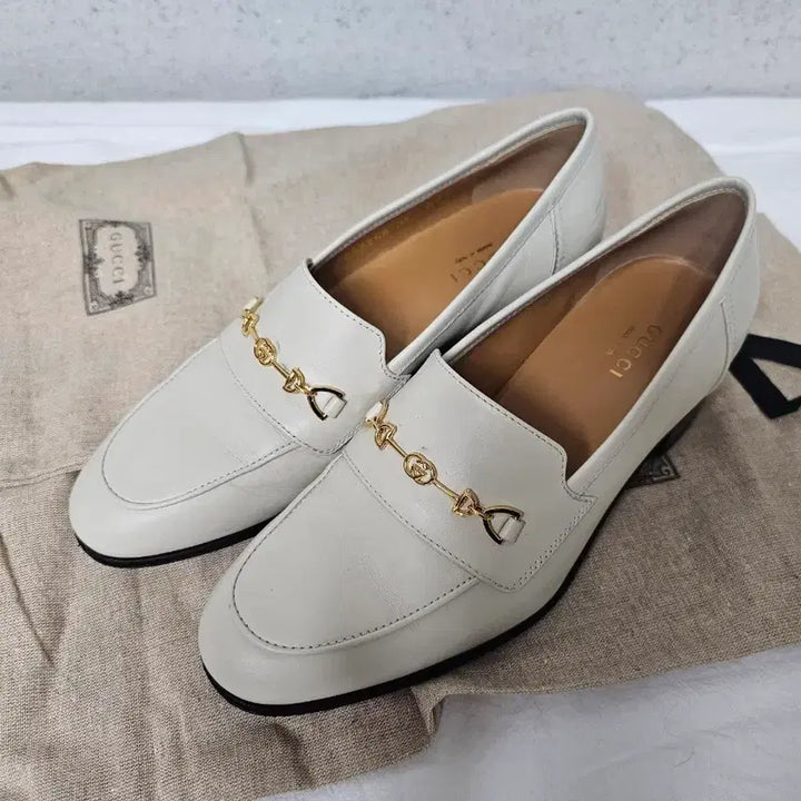 [BUNJANG] Gucci White Loafers Women&