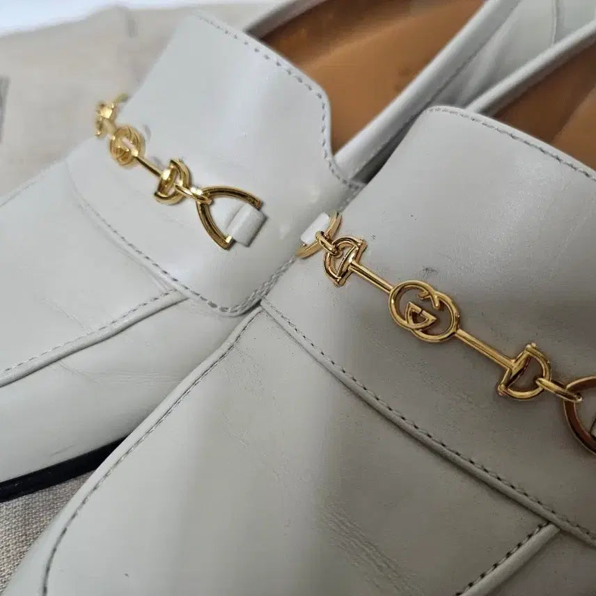 [BUNJANG] Gucci White Loafers Women&