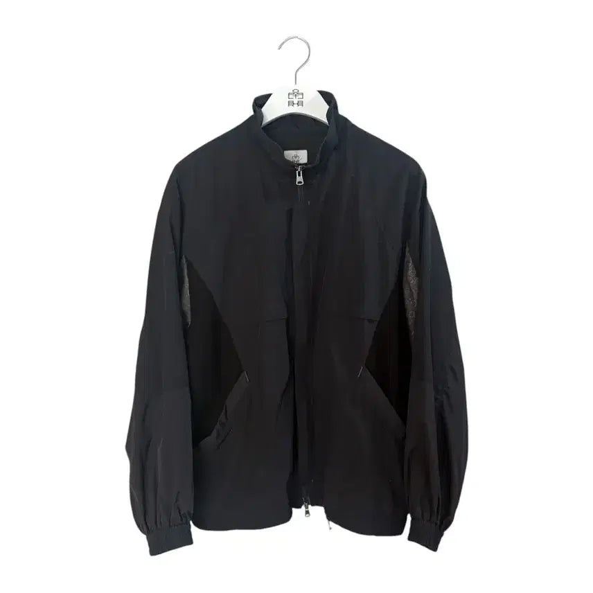 [BUNJANG] Polytelu Paisley Patched Track Jacket / (3) 폴리테루 트랙 점퍼 페이즐리 패치드 블랙