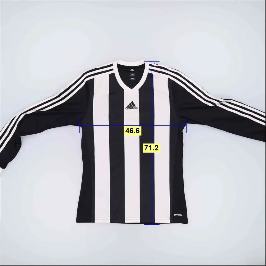 [BUNJANG] Adidas Striped Long Sleeve Jersey / 95 아디다스 스트라이프 긴팔져지 0318H1