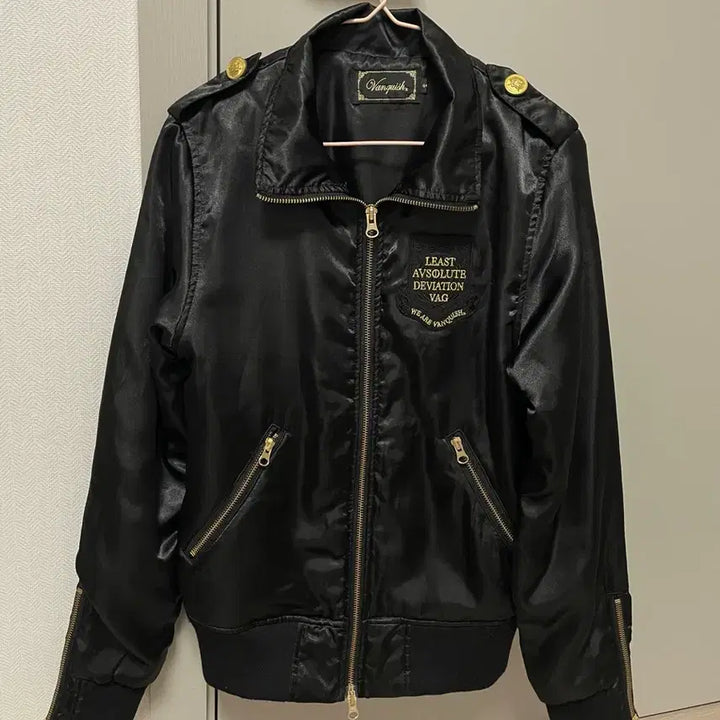 [BUNJANG] Vintage Gold Point Blouson Bomber Jacket / 빈티지 골드 포인트 블루종 점퍼