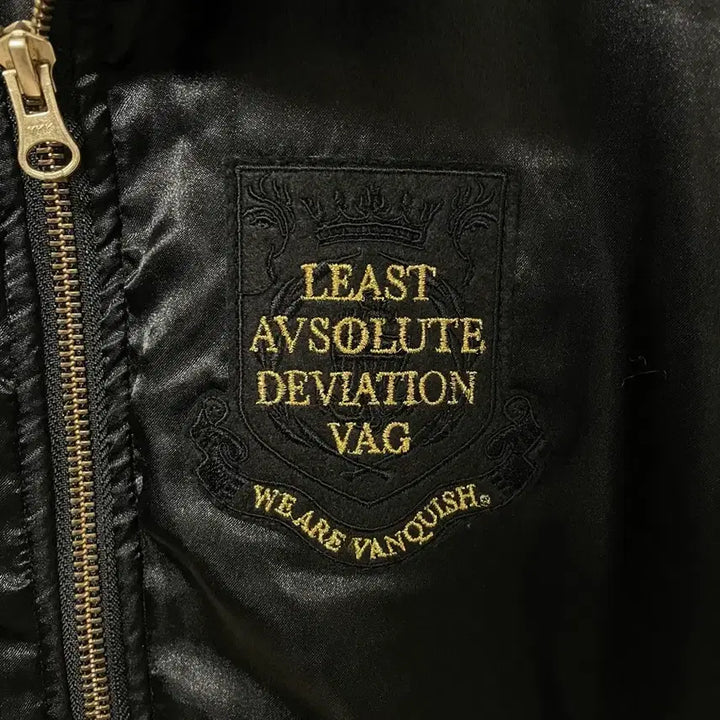 [BUNJANG] Vintage Gold Point Blouson Bomber Jacket / 빈티지 골드 포인트 블루종 점퍼