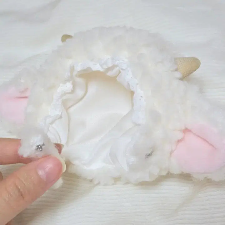 [BUNJANG] BJD Doll Lace Angora Wool Jumpsuit / bjd 구체관절 의상 레이스 양모자 점프수트