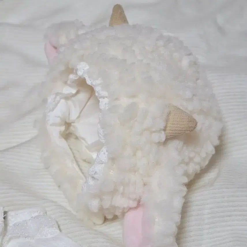 [BUNJANG] BJD Doll Lace Angora Wool Jumpsuit / bjd 구체관절 의상 레이스 양모자 점프수트