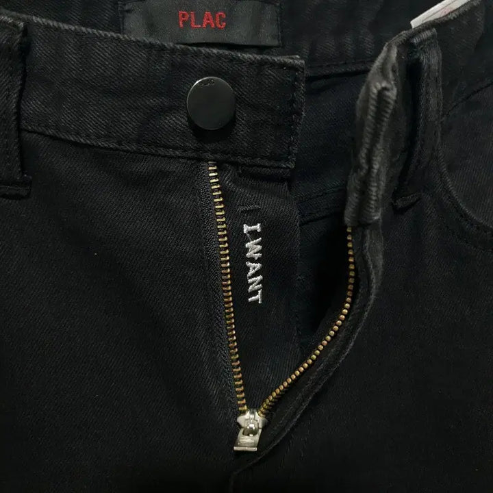 [BUNJANG] Plac Jean I WANT Cropped Slim Straight Denim Pants / 플랙진 I WANT 크롭 슬림 스트레이트 데님 팬츠 30_M0398