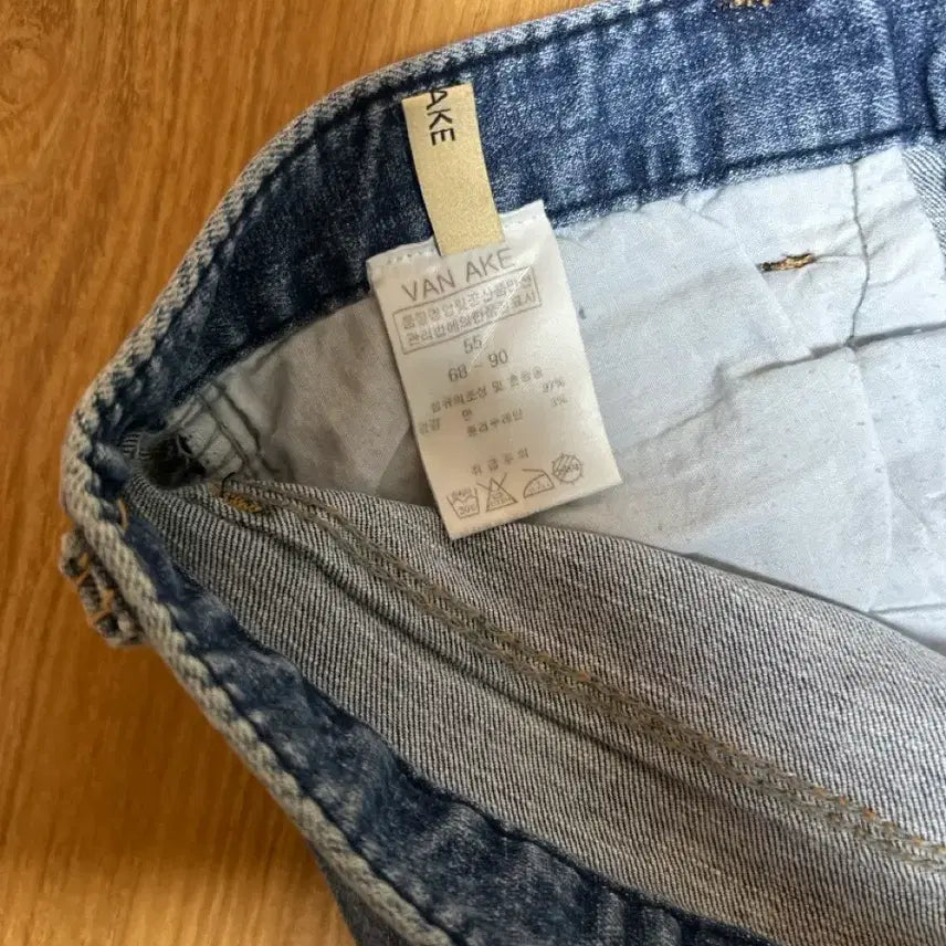 [BUNJANG] Roll-Up Denim Jeans / 롤업 청바지 데님 팬츠