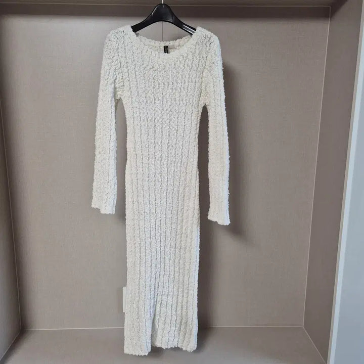[BUNJANG] H&amp;M White Sleeves Long Dress / S)에이치엔엠 화이트 슬리브스 롱 원피스